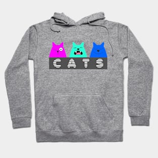 Three cats Hoodie